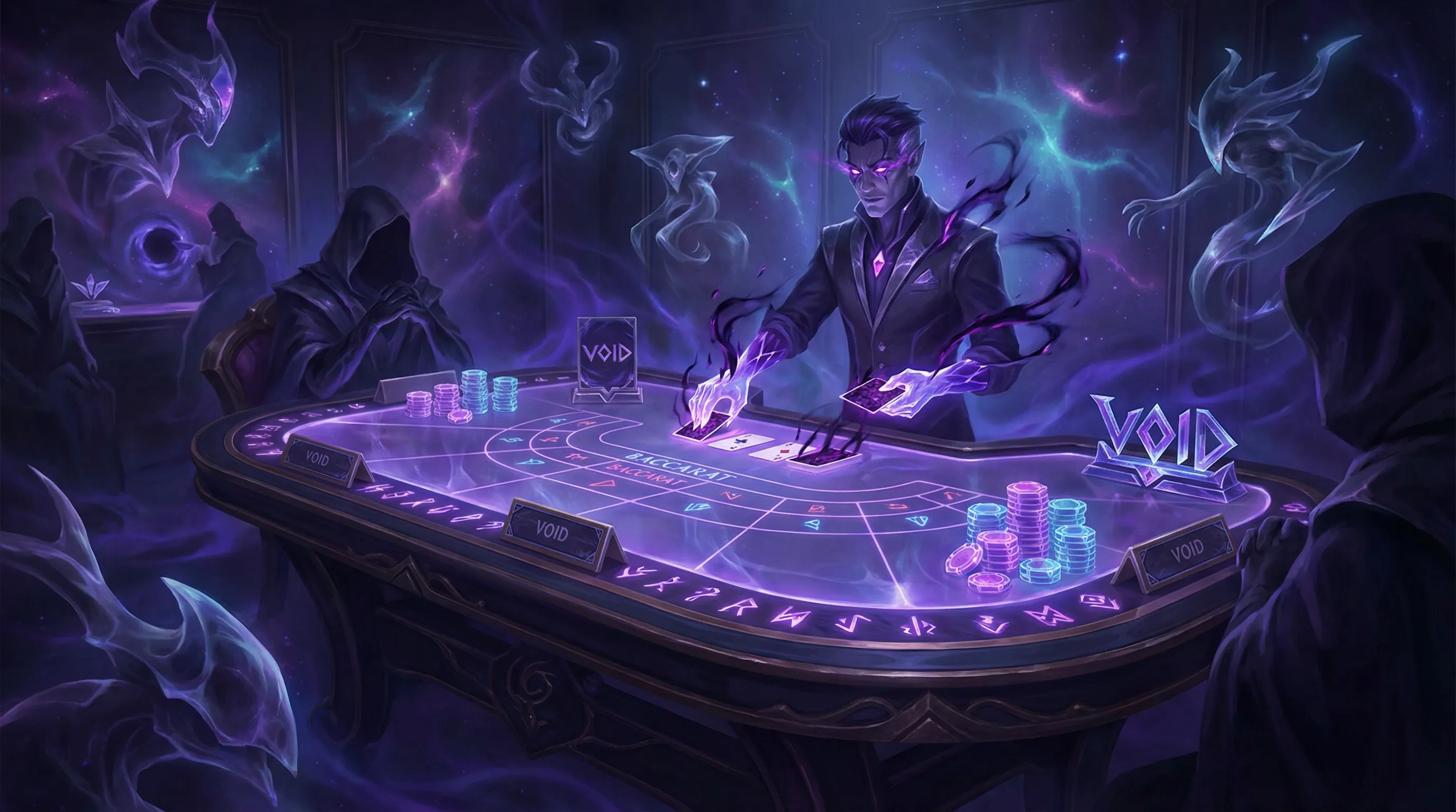 Mesa de Bacará Etéreo luckbet